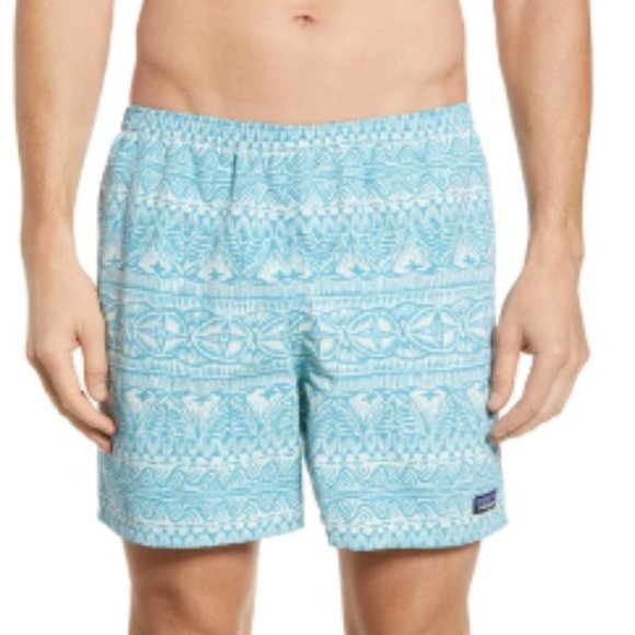 Patagonia Swim Patagonia Mens Classic Patterned Swim Baggies In Xl